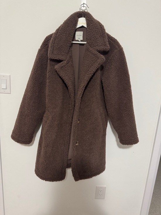 Gentle Fawn Jackets & Blazers - Gentle Fawn Taupe Teddy Jacket
